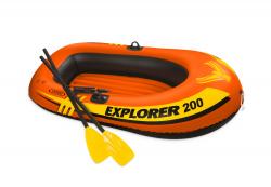 Лодка "Explorer" 2-мест. (185х94х41см)+насос+весла 3 шт/упак 58331 - фото 5